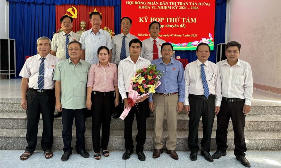 Bầu bổ sung chức danh Phó Chủ tịch UBND thị trấn Tân Hưng