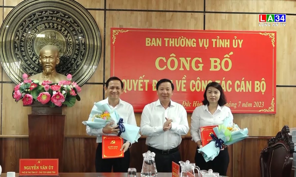 Bí thư Huyện ủy Đức Hòa giữ chức Phó Trưởng Ban Tổ chức Tỉnh ủy Long An