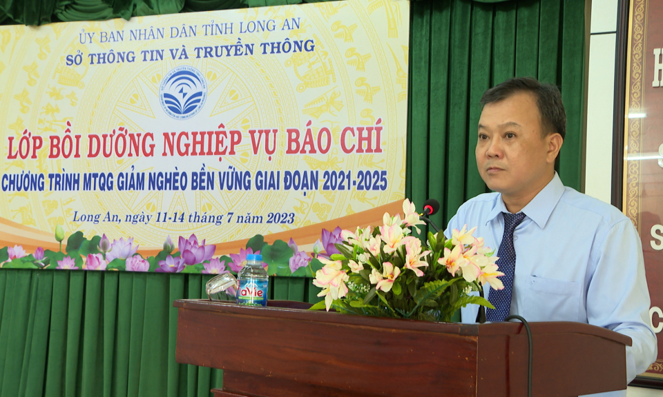 Bồi dưỡng nghiệp vụ báo chí thuộc Chương trình mục tiêu quốc gia Giảm nghèo bền vững giai đoạn 2021-2025