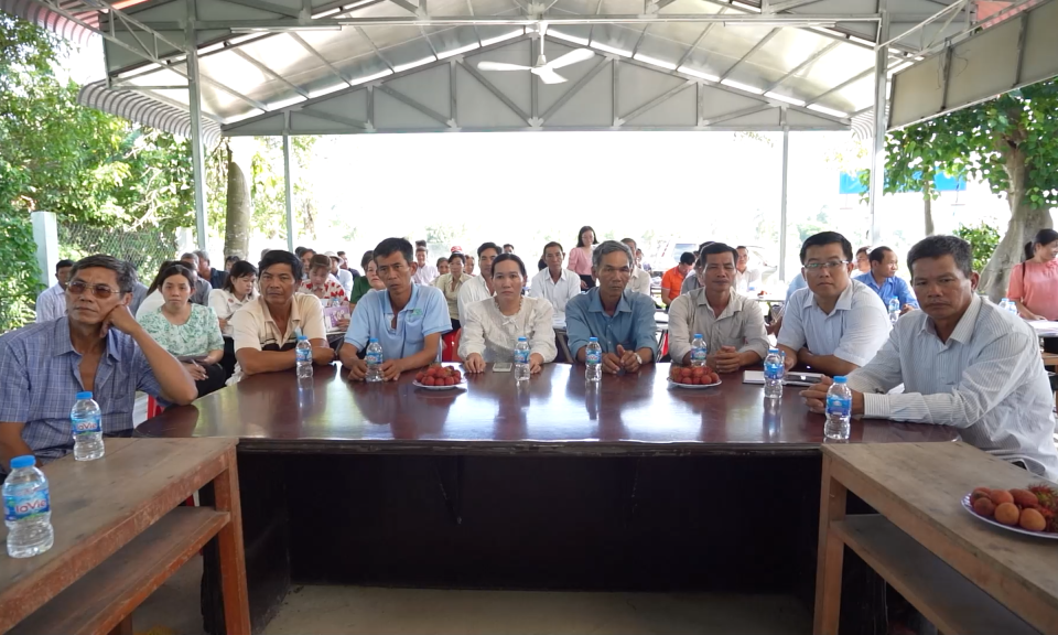 Kết nối sản xuất tiêu thụ sản phẩm lúa gạo