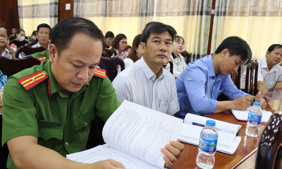 Bến Lức tập huấn công tác bảo vệ bí mật Nhà nước năm 2023