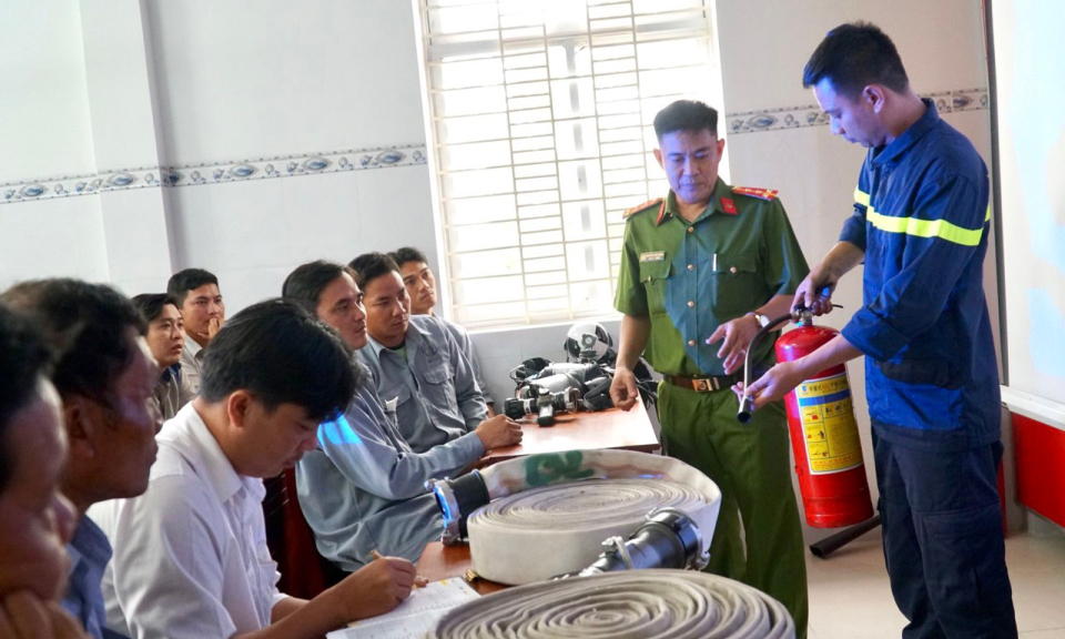 Phát huy hiệu quả các mô hình phòng cháy, chữa cháy trên địa bàn huyện Bến Lức