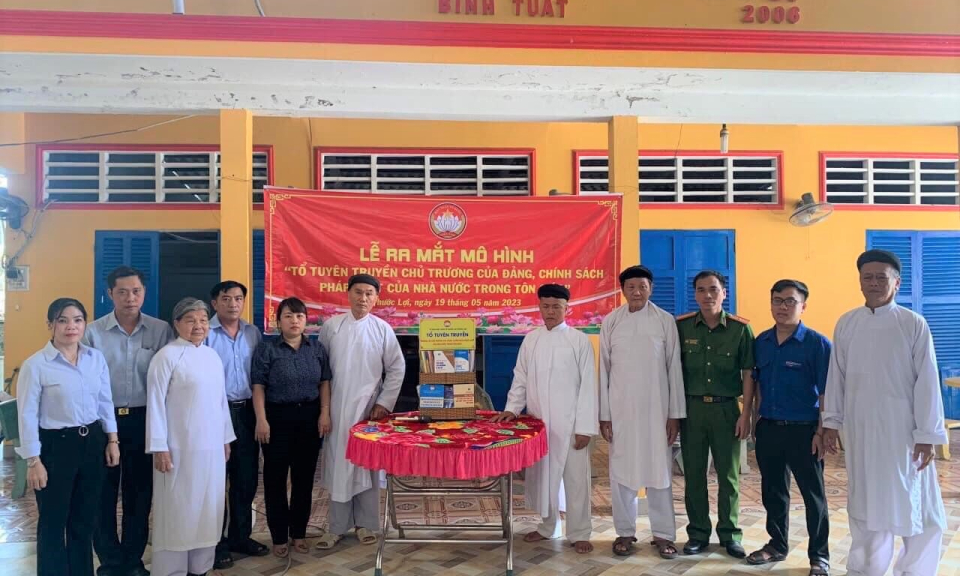 Bến Lức tích cực tham gia xây dựng xã Phước Lợi điển hình về phong trào toàn dân bảo vệ an ninh Tổ quốc
