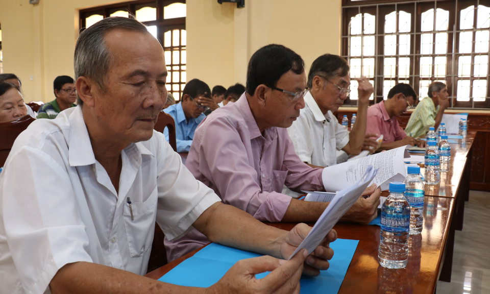 Tân Trụ tập huấn điều tra thông tin, quản lý lao động