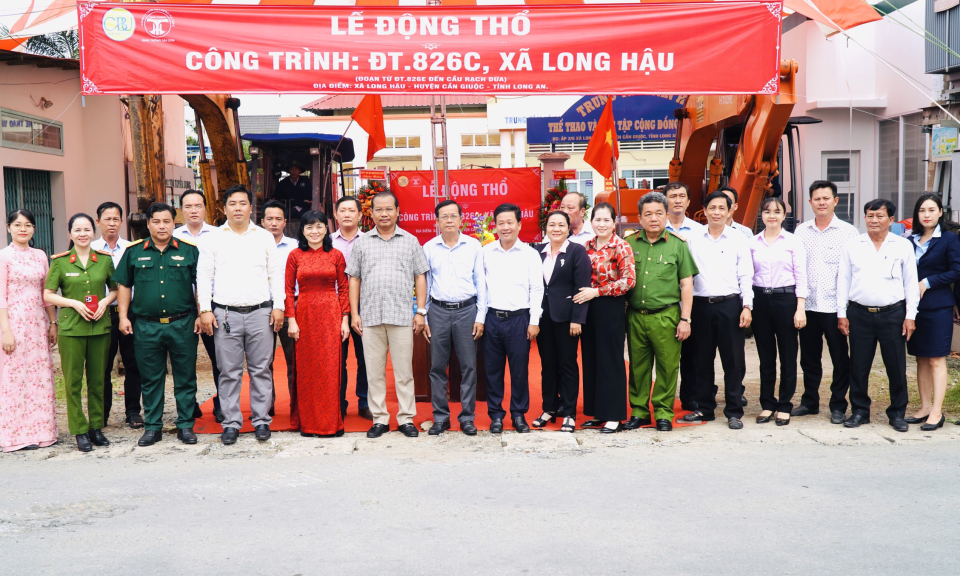 Cần Giuộc nâng cấp, mở rộng đường tỉnh 826C