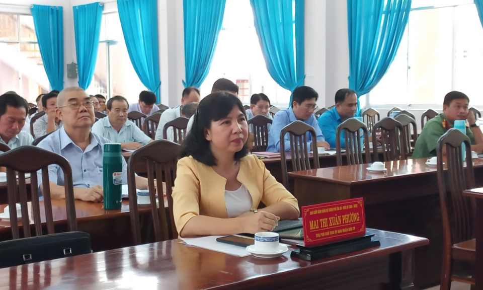 Thành phố Tân An sơ kết công tác Mặt trận 6 tháng đầu năm 2023