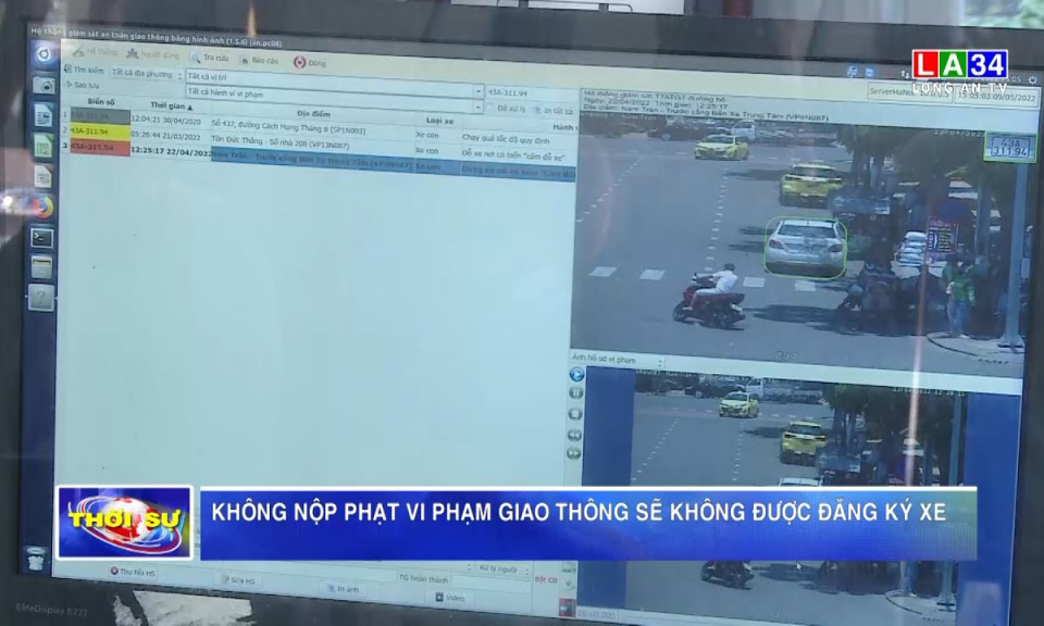 Không nộp phạt vi phạm giao thông sẽ không được đăng ký xe