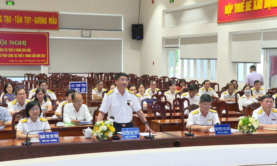 Hội nghị trực tuyến sơ kết công tác thuế 6 tháng đầu năm 2023