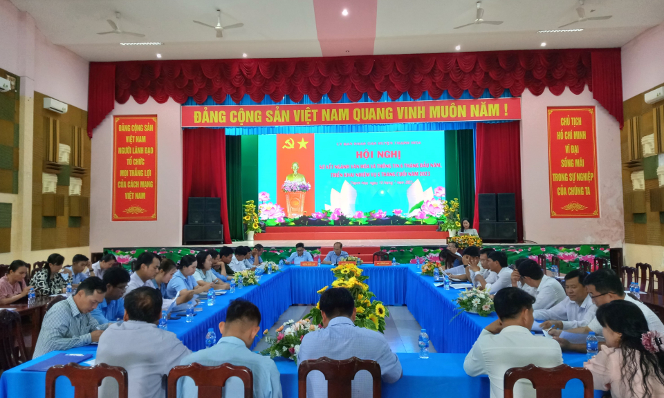 Thạnh Hóa sơ kết hoạt động Ngành Văn hóa và Thông tin 6 tháng đầu năm 2023