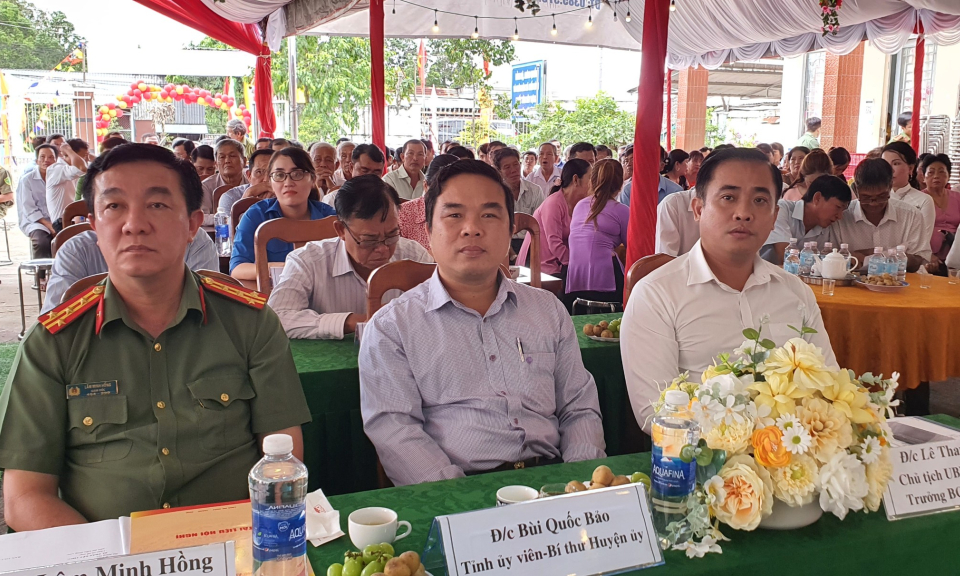 Tân Thạnh xã Kiến Bình Ngày hội toàn dân bảo vệ an ninh Tổ quốc năm 2023