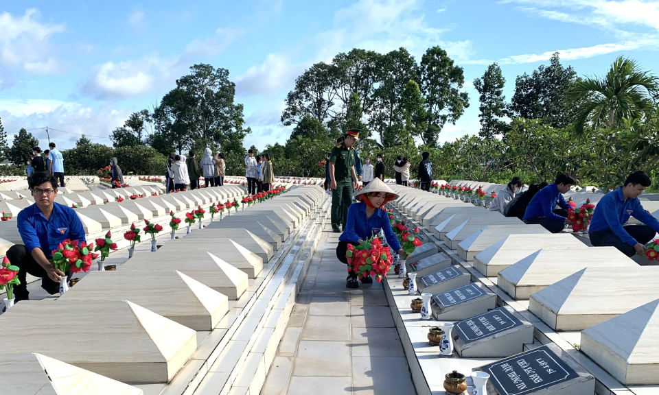 Thanh niên Châu Thành với nhiều hoạt động hướng về Ngày Thương binh Liệt sĩ 27/7