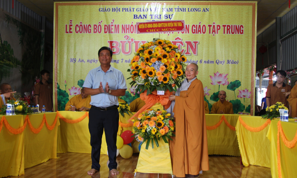 Thủ Thừa công bố 02 điểm nhóm sinh hoạt tôn giáo tập trung