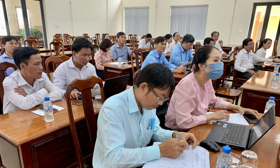 Châu Thành triển khai phần mềm chấm điểm thi đua ngành văn hóa, gia đình, thể dục thể thao