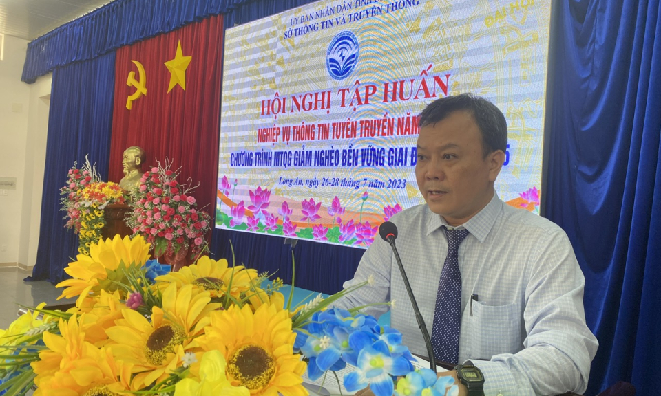 Vĩnh Hưng tập huấn nghiệp vụ thông tin tuyên truyền năm 2023
