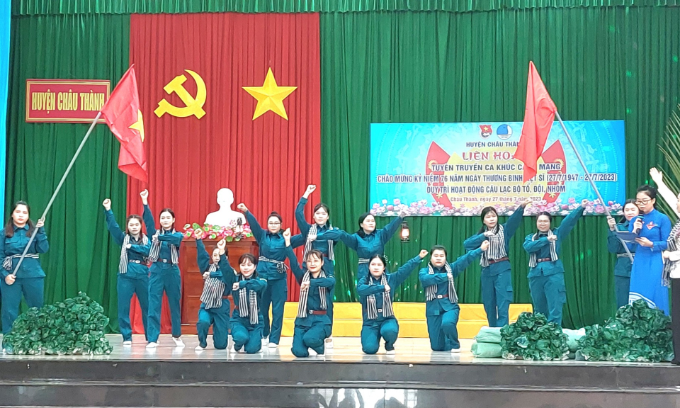Huyện Châu Thành tổ chức Liên hoan tuyên truyền ca khúc cách mạng