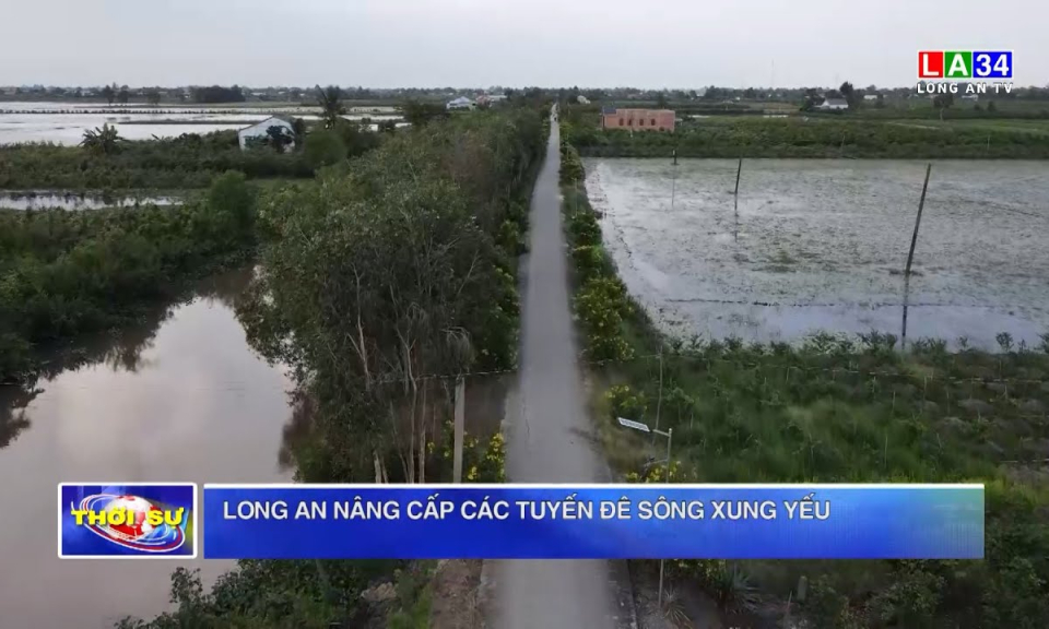 Long An nâng cấp các tuyến đê xung yếu 