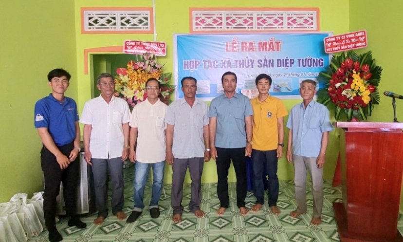 Tân Hưng ra mắt Hợp tác xã thủy sản Diệp Tường