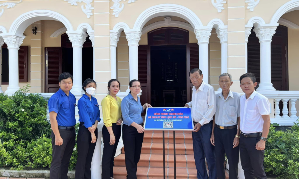 Tuổi trẻ Bến Lức nỗ lực “số hóa các di tích lịch sử”