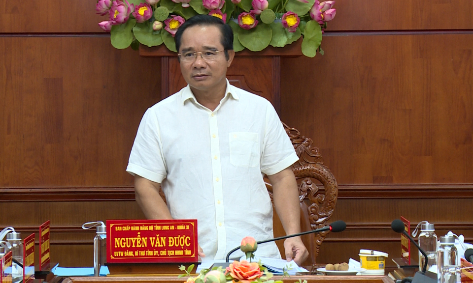 Ban Thường vụ Tỉnh ủy thông qua dự thảo Văn kiện Đại hội Công đoàn Tỉnh lần thứ XI