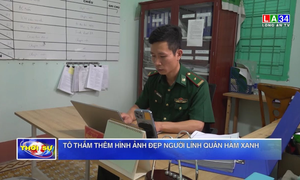 Tô thắm thêm hình ảnh đẹp người lính quân hàm xanh