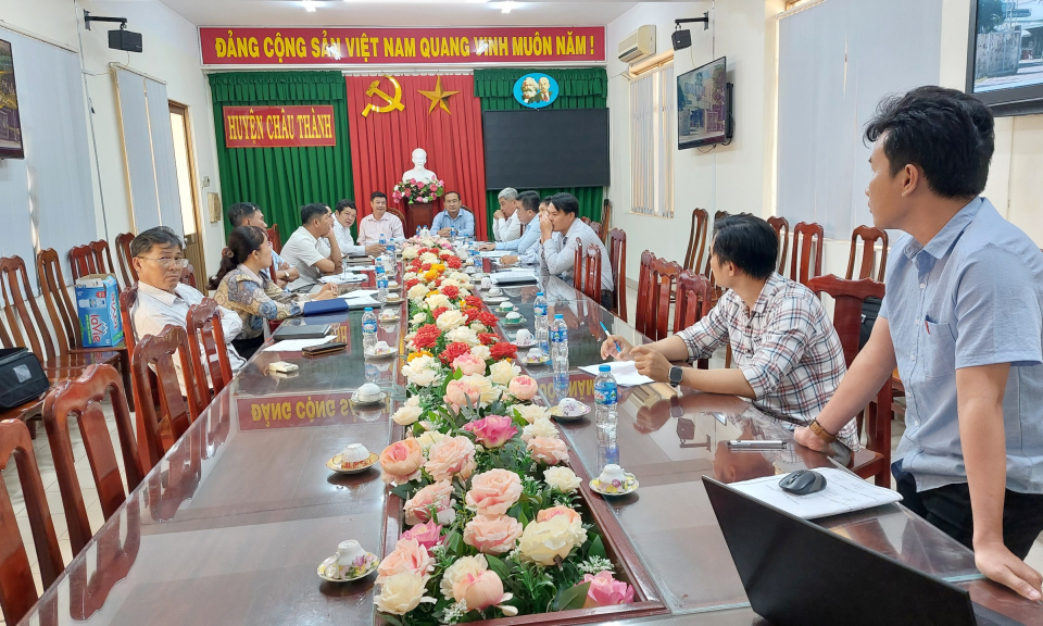 Huyện Châu Thành thông qua phương án cải tạo công viên thị trấn Tầm Vu
