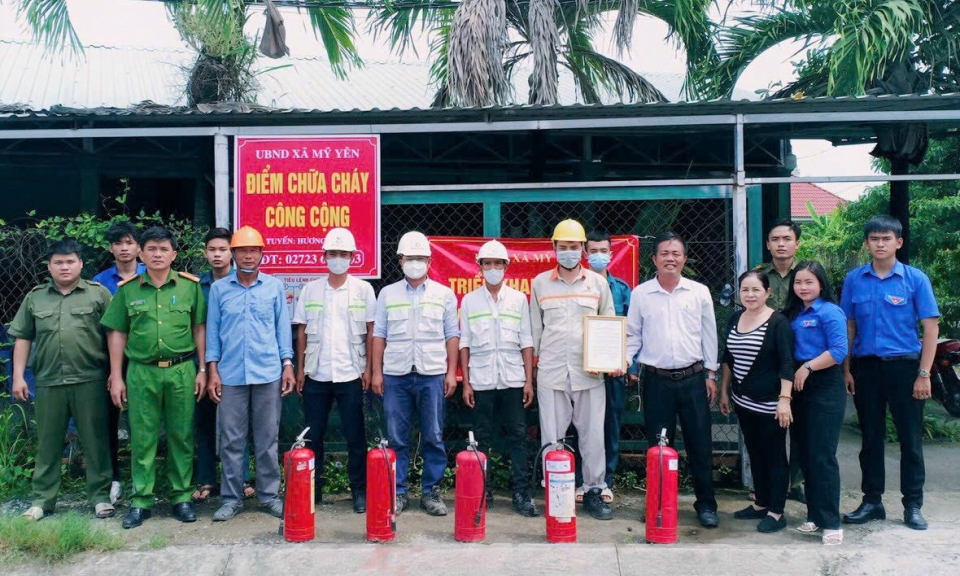 Bến Lức hiệu quả mô hình tự quản về an ninh trật tự và phòng cháy chữa cháy