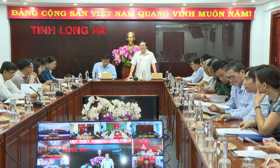 Hội nghị giao ban các Chánh Văn phòng sở, ngành tỉnh và các huyện, thị, thành phố