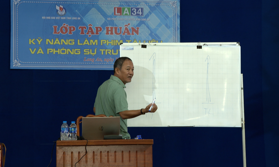 Hội Nhà báo tỉnh và LA34: Tập huấn kỹ năng làm Phim Tài liệu và Phóng sự Truyền hình