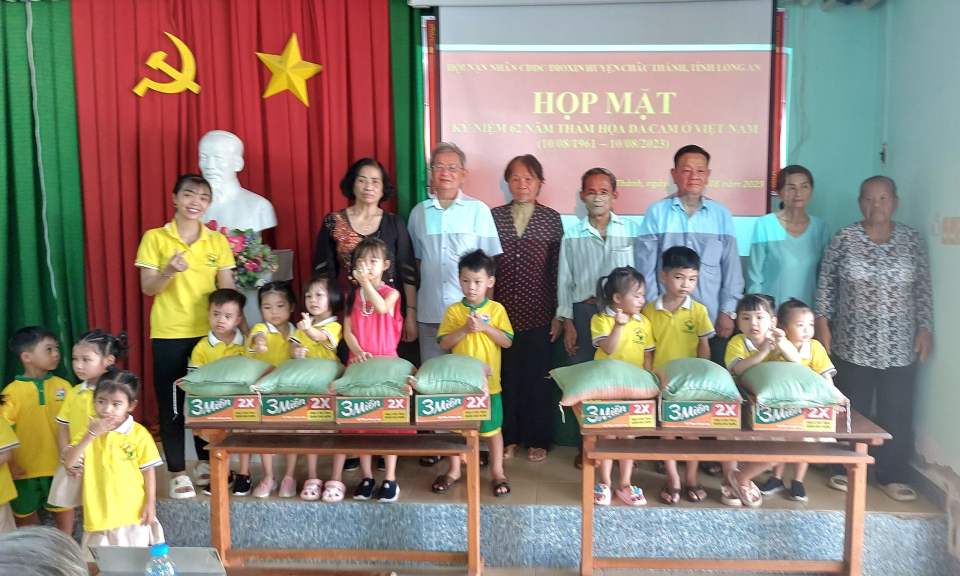 Huyện Châu Thành: Họp mặt kỷ niệm 62 năm ngày thảm họa da cam Việt Nam (10/8/1961-10/8/2023)