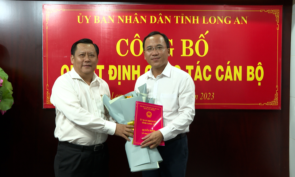 UBND tỉnh bổ nhiệm Giám đốc Ban Quản lý dự án