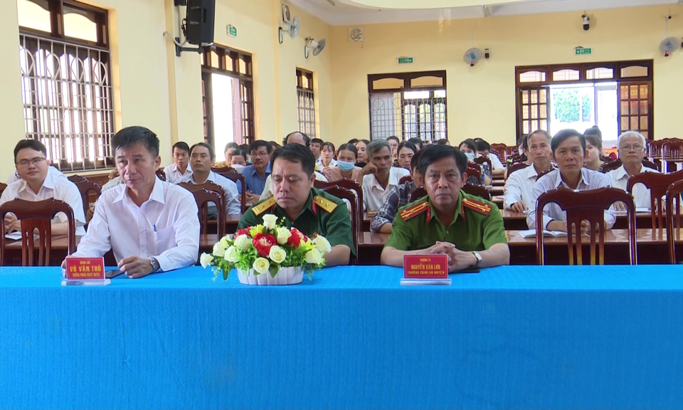 Tân Trụ bồi dưỡng kiến thức Quốc phòng và An ninh cho đối tượng 4 năm 2023