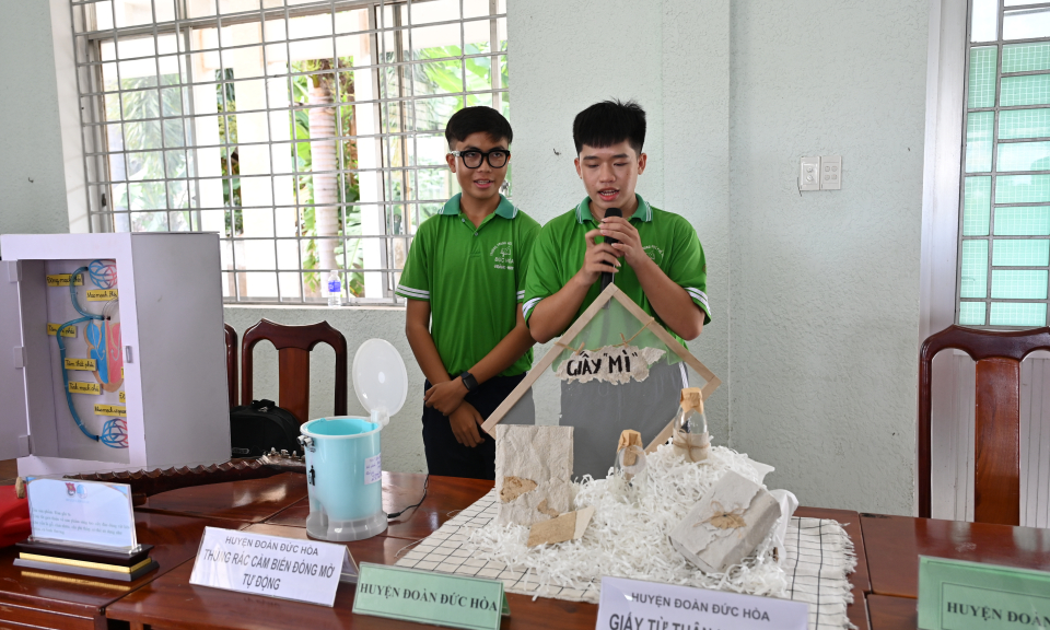 Ngày hội sáng tạo trẻ năm 2023 cụm thi đua số 1 Tỉnh đoàn Long An