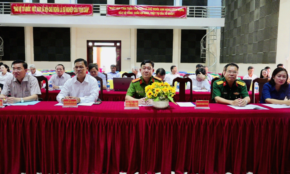 Tân Hưng: Ngày hội Toàn dân bảo vệ an ninh Tổ quốc năm 2023 điểm khối cơ quan huyện
