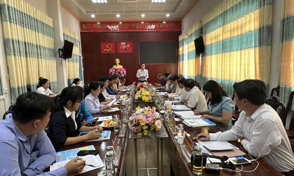 Kiến Tường tiếp và làm việc với Đoàn Giám sát của Ban Văn hóa - Xã hội tỉnh Long An