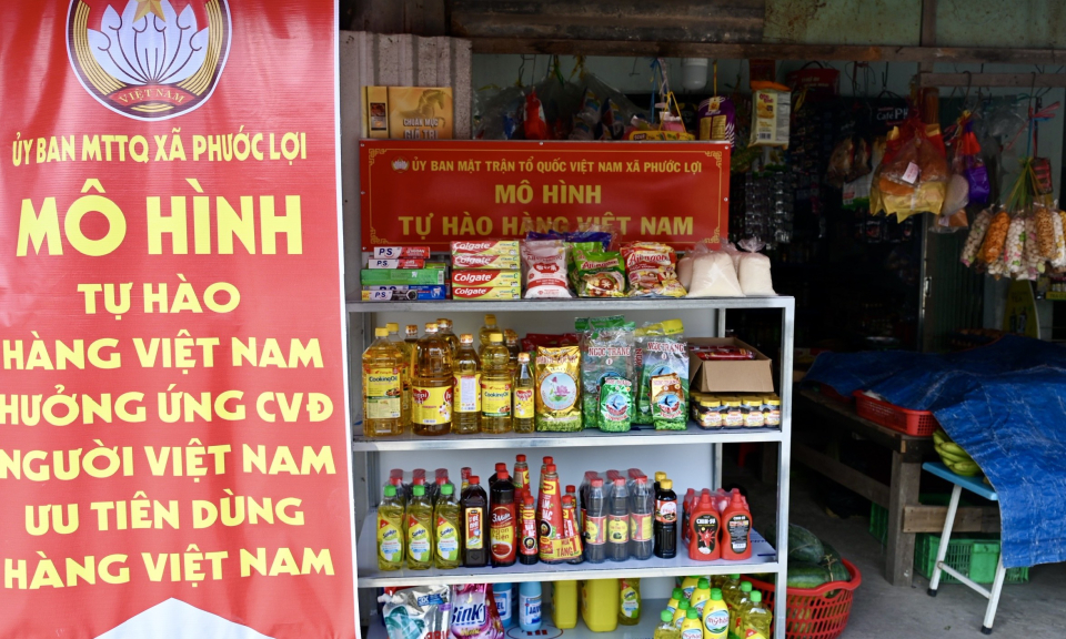 Bến Lức: Đẩy mạnh Cuộc vận động Người Việt Nam ưu tiên dùng hàng Việt Nam trong tình hình mới