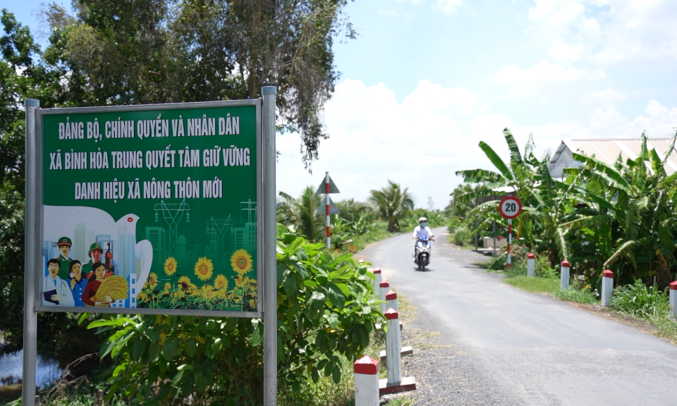 Long An trên 75% xã đạt chuẩn nông thôn mới