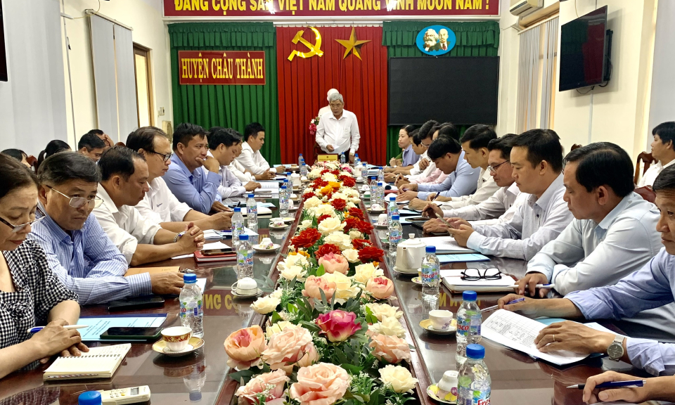 Châu Thành thông qua kế hoạch sử dụng đất năm 2024