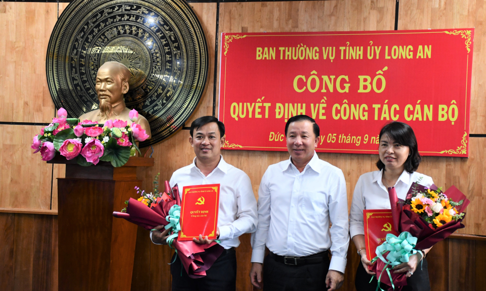 Điều động Phó Bí thư Thành ủy Tân An giữ chức vụ Bí thư Huyện ủy Đức Hòa