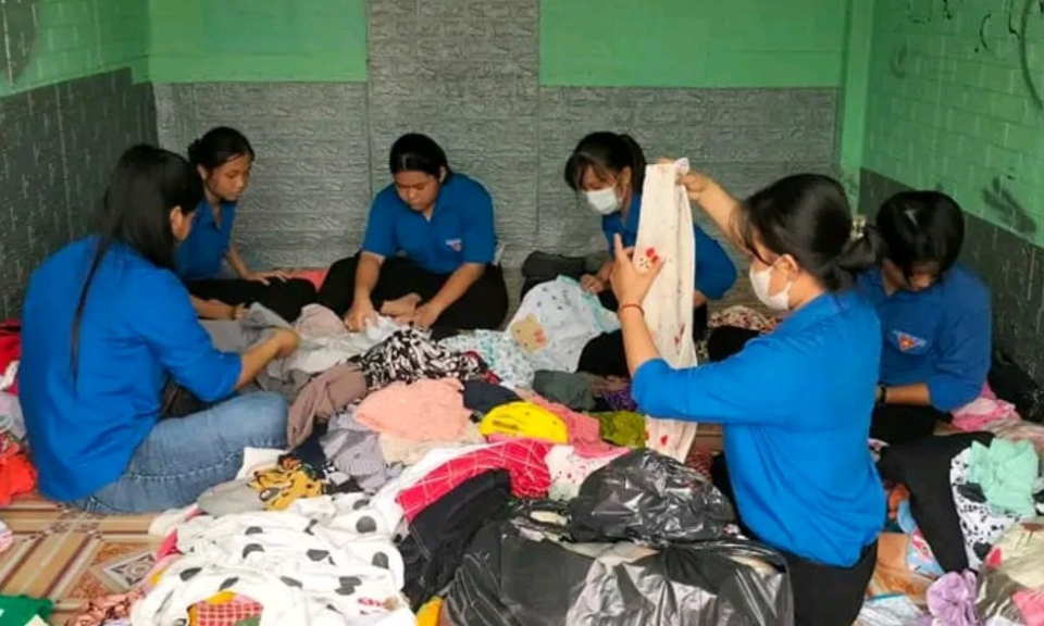 Tân Hưng ra mắt mô hình “Gian hàng quần áo 0 đồng”