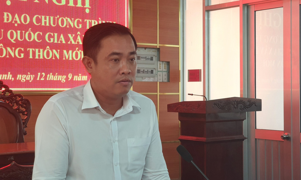 Tân Thạnh: Hội nghị Ban chỉ đạo chương trình mục tiêu Quốc gia xây dựng nông thôn mới