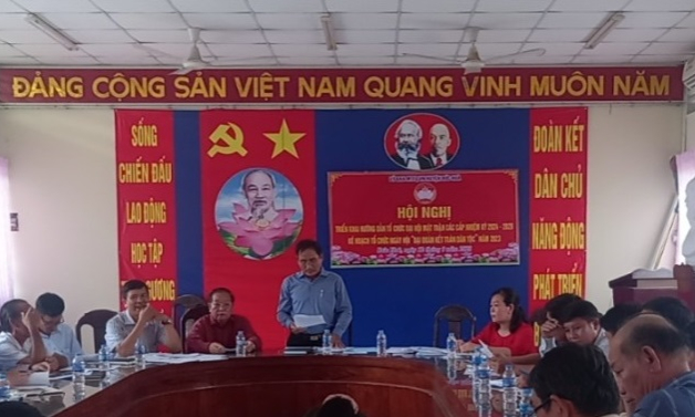 Đức Hòa hướng dẫn tổ chức Đại hội Mặt trận các cấp nhiệm kỳ 2024 - 2029