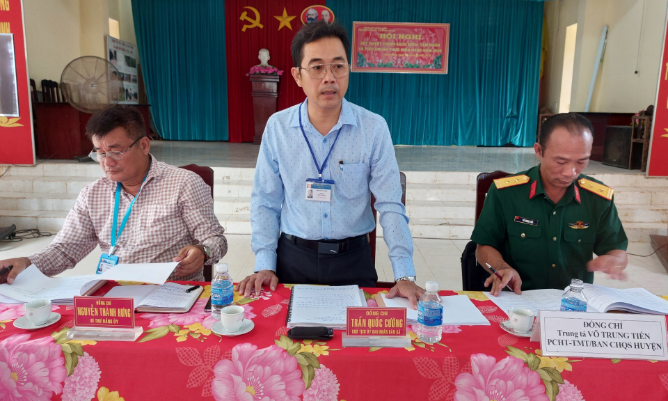  Xã Hưng Điền, huyện Tân Hưng xét duyệt Nghĩa vụ quân sự năm 2024