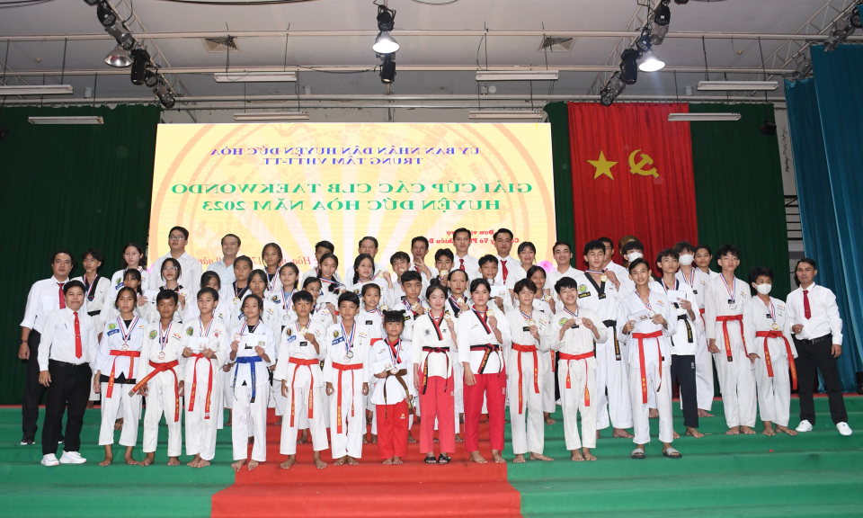 Đức Hòa tổ chức giải Taekwondo Cúp các Câu lạc bộ năm 2023