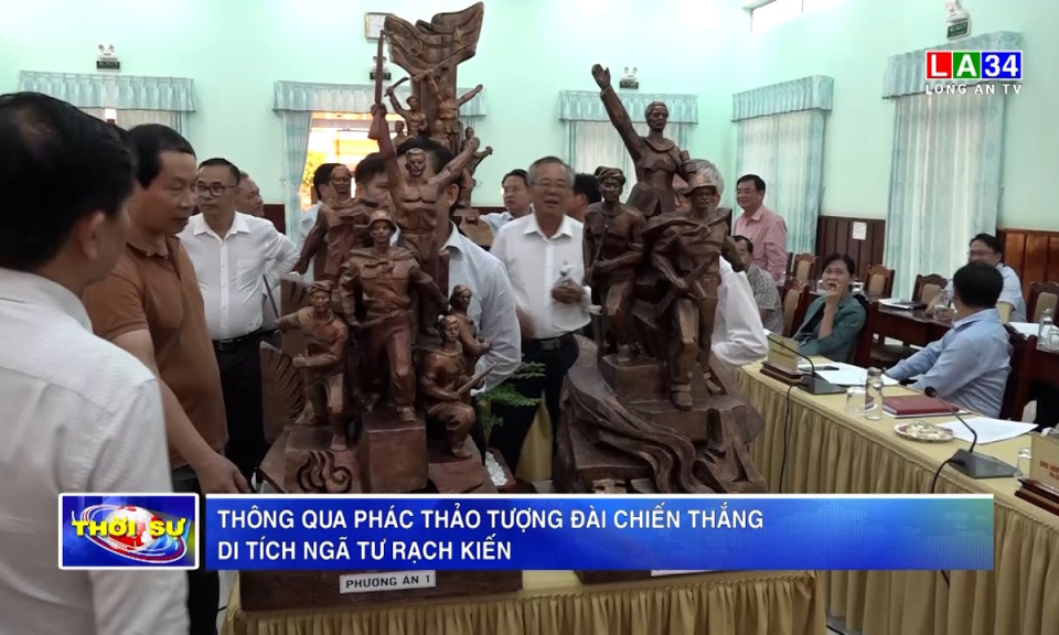 Thông qua phác thảo tượng đài chiến thắng di tích Ngã tư Rạch Kiến