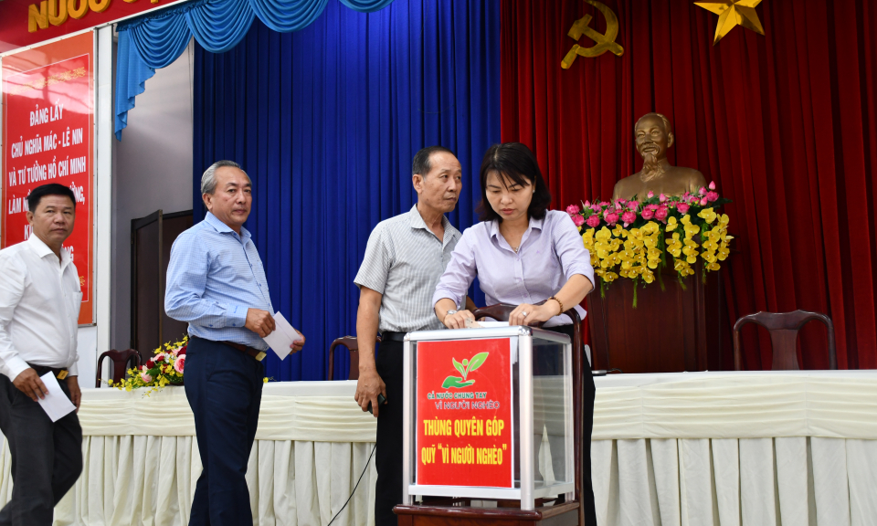 Đức Hòa hội thu quỹ vì người nghèo năm 2023