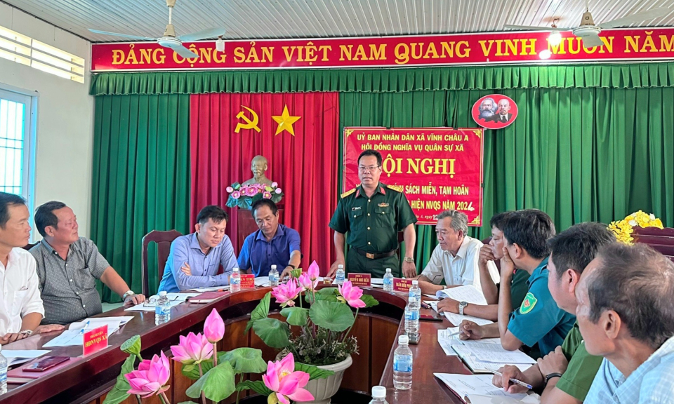 Tân Hưng các xã, thị trấn hoàn thành công tác xét duyệt Nghĩa vụ Quân sự năm 2024