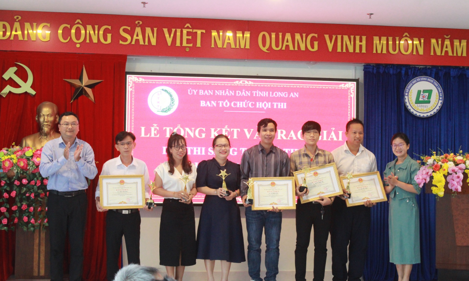 Lễ tổng kết, trao giải Hội thi Sáng tạo kỹ thuật tỉnh Long An năm 2022 - 2023