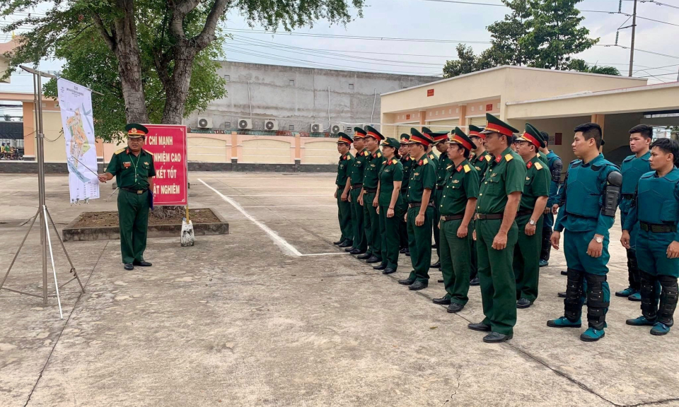 Lực lượng vũ trang huyện Bến Lức - Những kết quả nổi bật qua nửa nhiệm kỳ