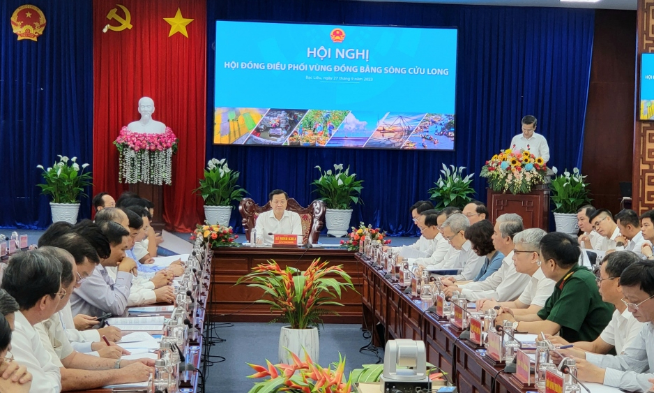 Phó Thủ tướng Lê Minh Khái chủ trì Hội nghị Hội đồng điều phối vùng ĐBSCL