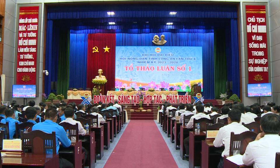 Đại hội đại biểu Hội Nông dân tỉnh Long An lần thứ X, nhiệm kỳ 2023 - 2028